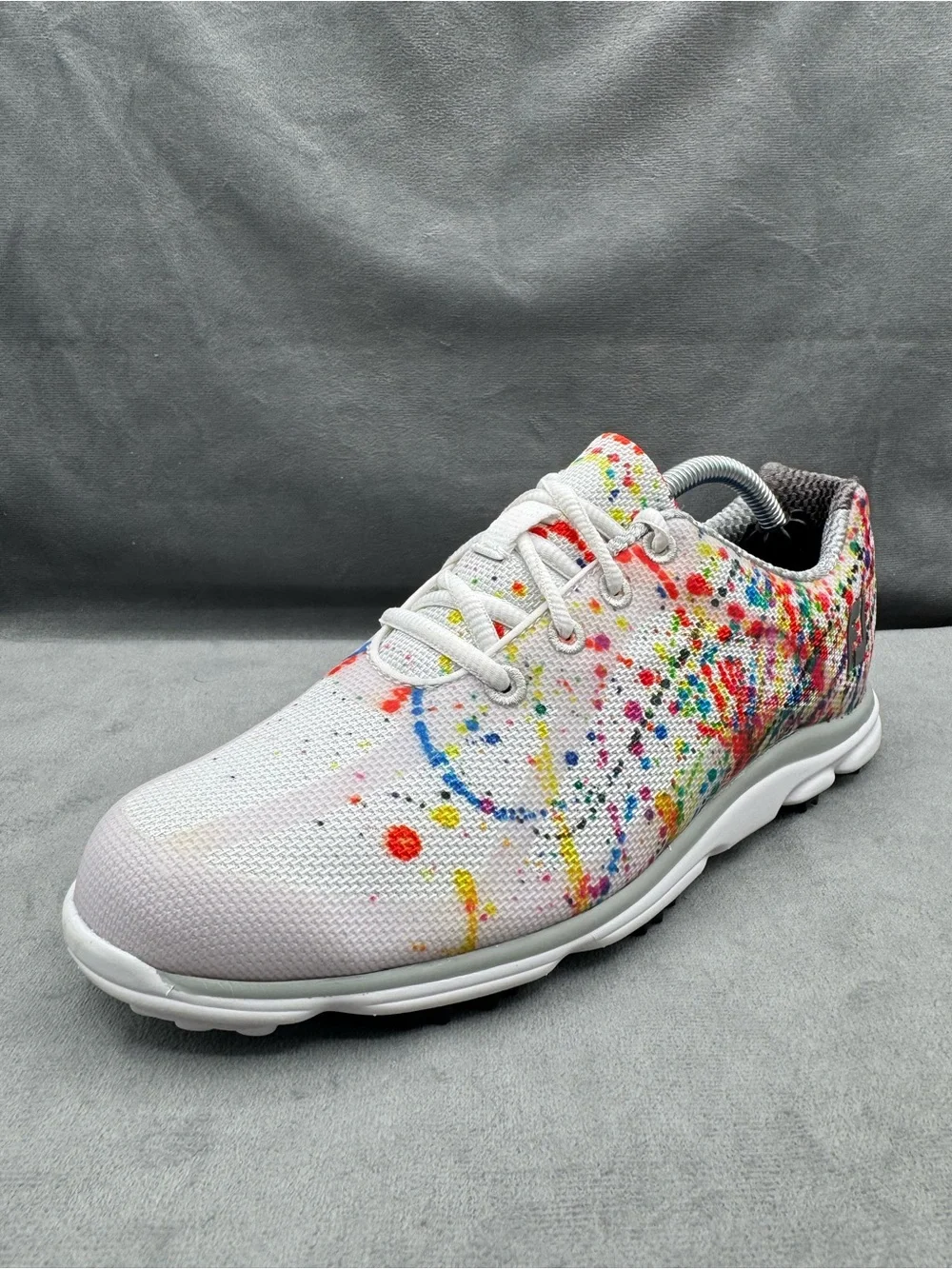 FootJoy emPower Spikeless Golf Shoes Women’s Size 7.5 Paint Splatter Multicolor